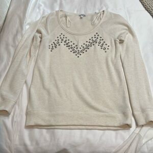 Express sweater. Small. Cream color.